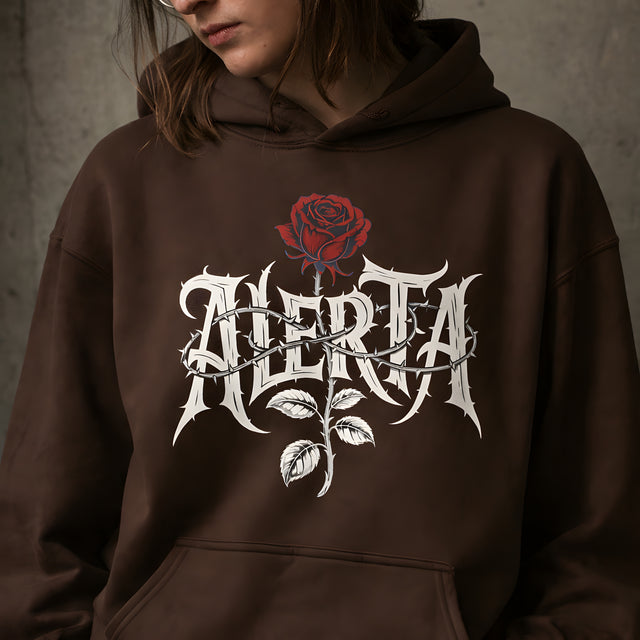 Alerta Rose - Basic Hoodie