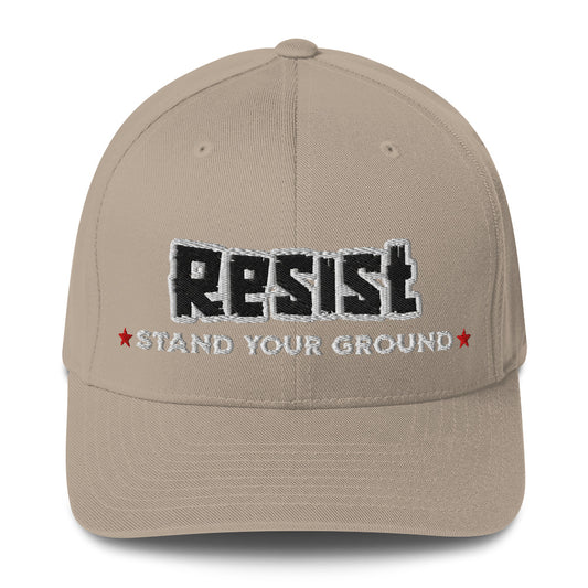 Resist (Stand Your Ground) - Flexfit Cap von Protest Couture | Khaki