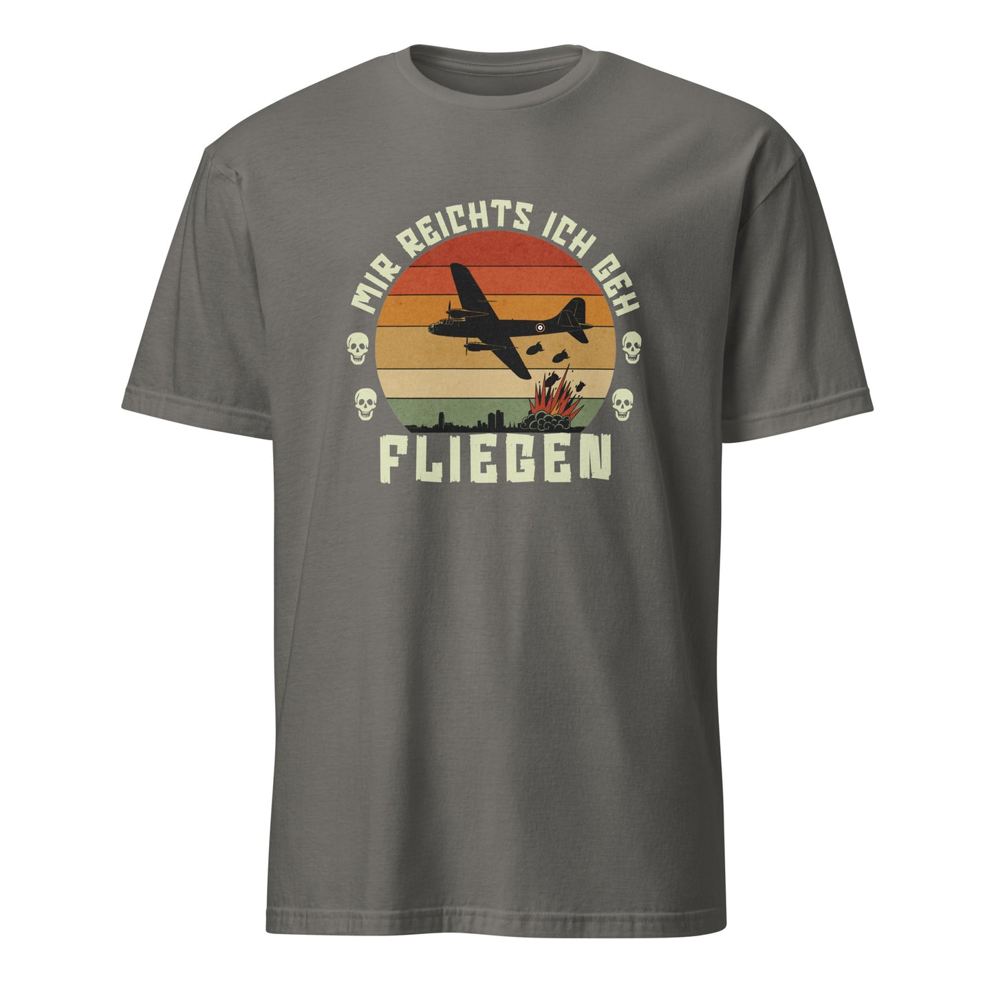 Mir Reichts Ich Geh Fliegen - Unisex T-Shirt von Protest Couture | Charcoal