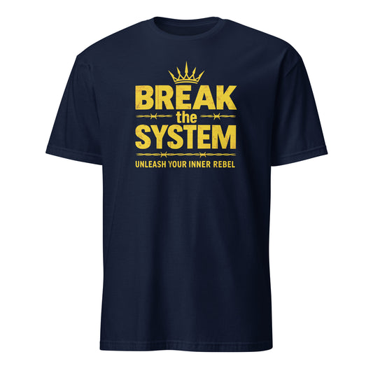 Break the System - Unisex T-Shirt von Protest Couture | Navy