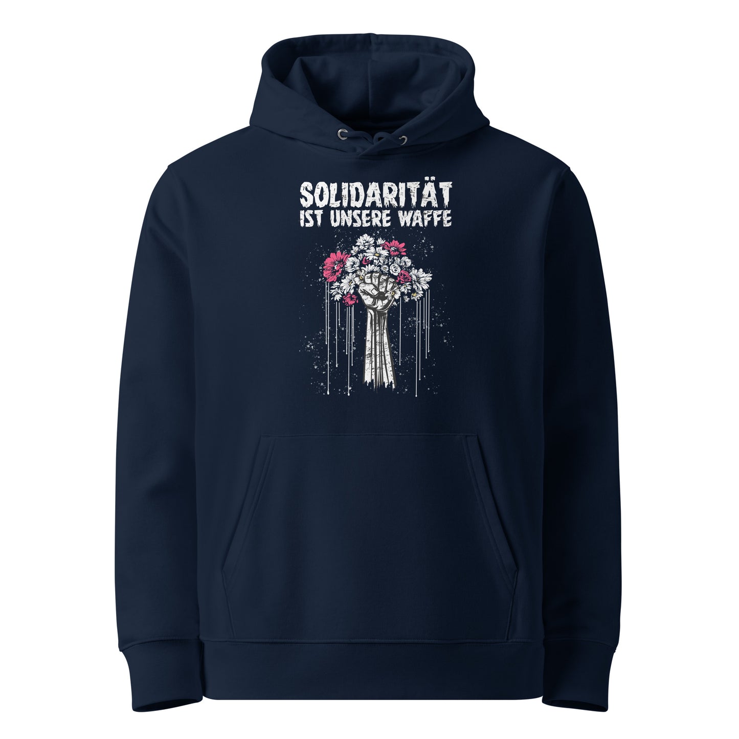 Solidarität ist unsere Waffe - Premium Hoodie von Protest Couture | French Navy
