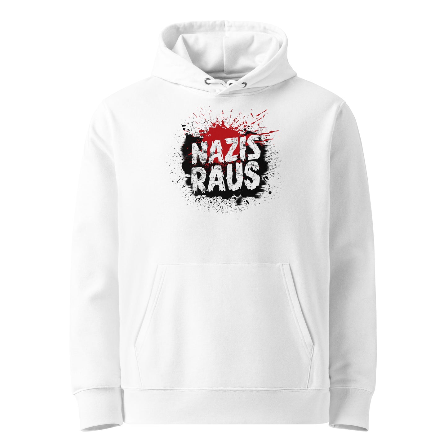 Nazis Raus - Premium Hoodie von Protest Couture | White