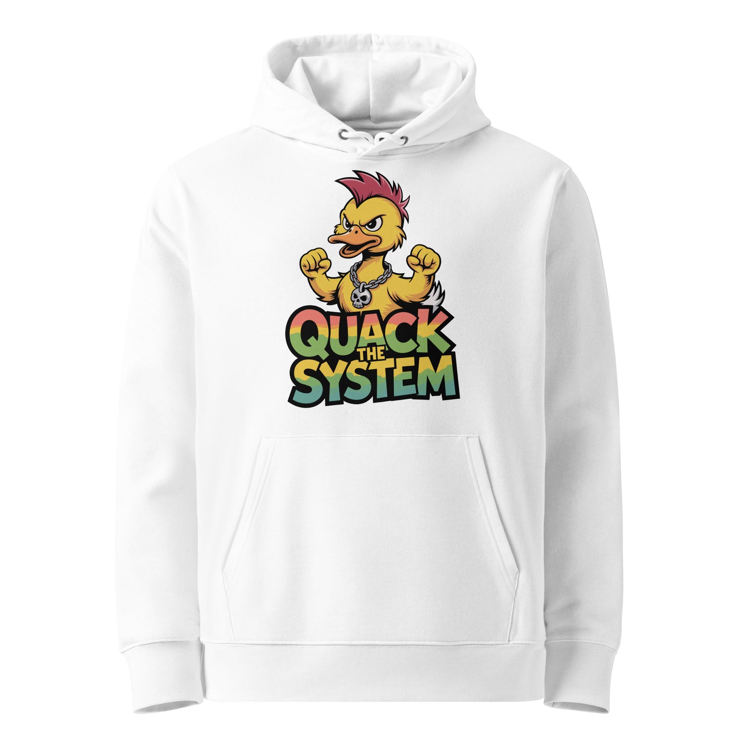 Quack the System - Premium Hoodie von Protest Couture | White
