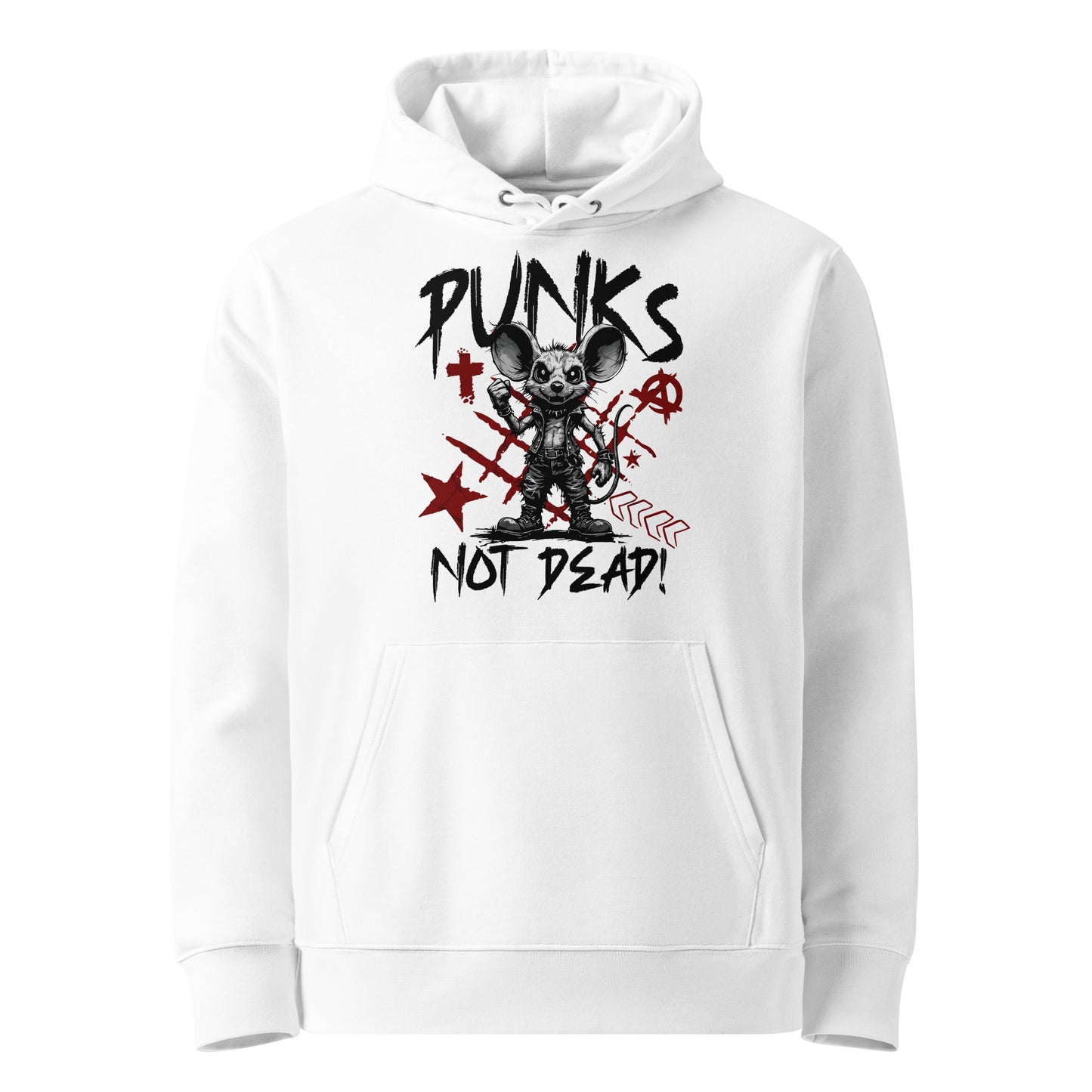 Punks Not Dead - Premium Hoodie von Protest Couture | White