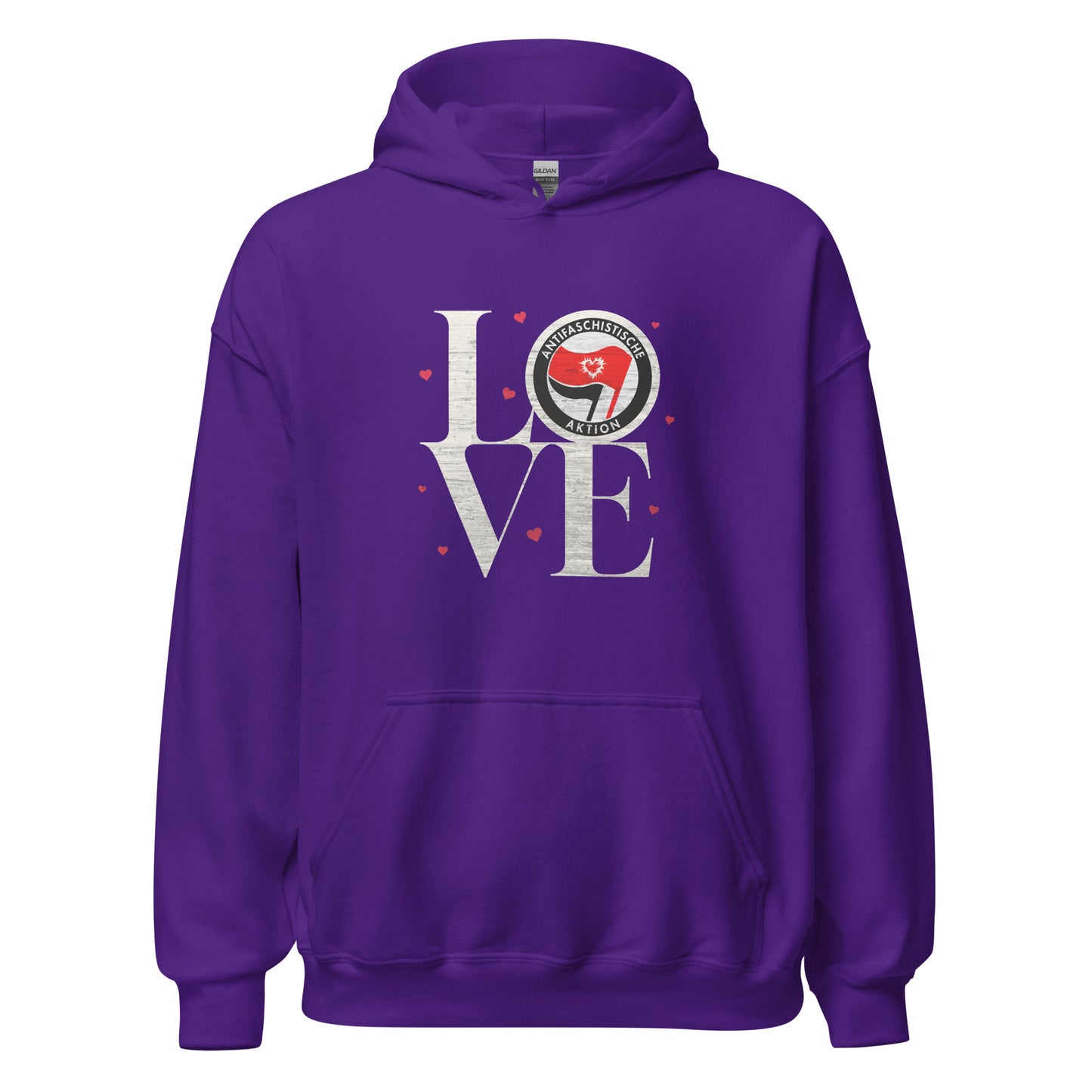 LOVE - Unisex Hoodie von Protest Couture | Purple