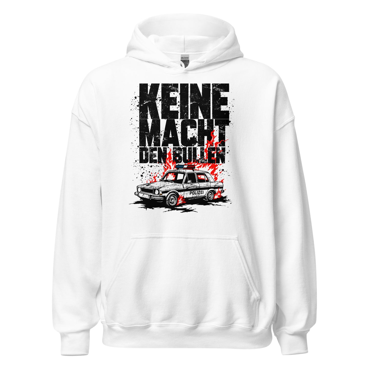 Keine Macht den Bullen - Unisex Hoodie von Protest Couture | White