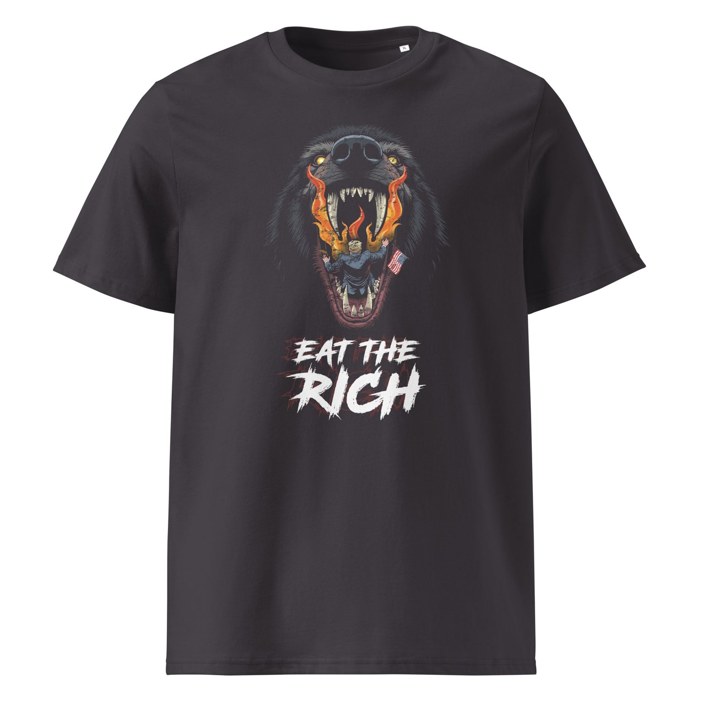 Eat The Rich - Premium T-Shirt von Protest Couture | Anthracite