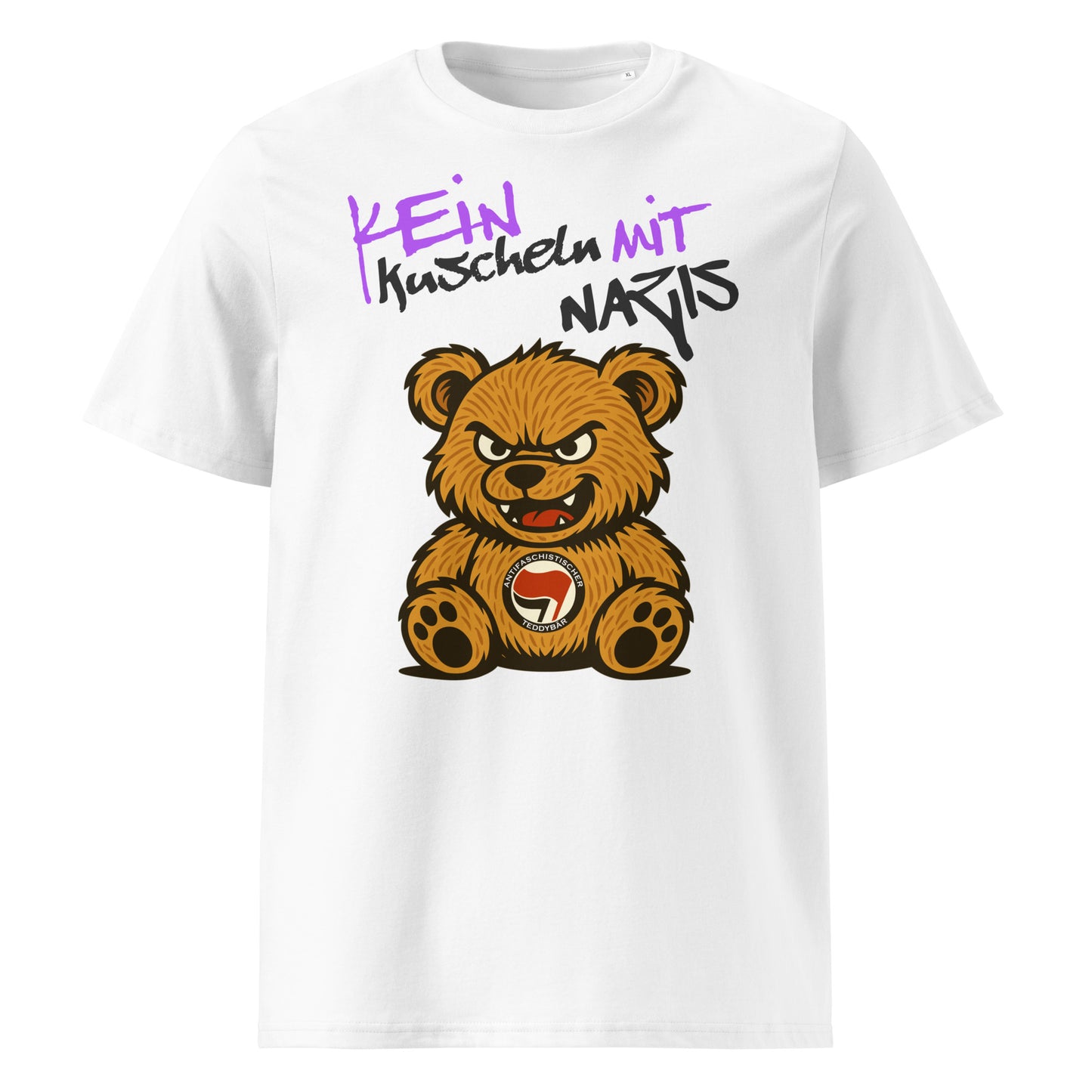 Kein Kuscheln mit Nazis - Premium T-Shirt von Protest Couture | White