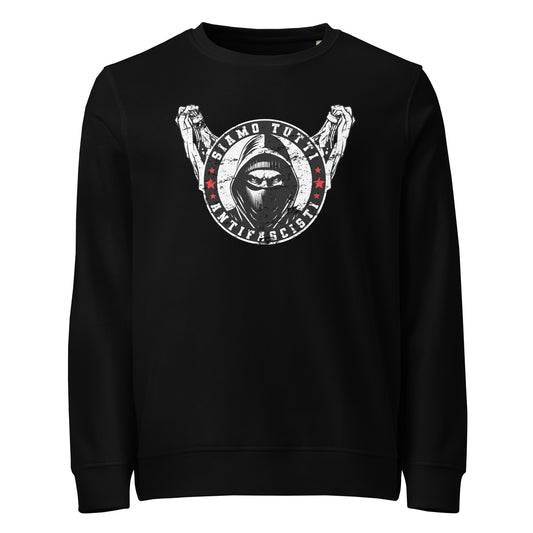 Siamo tutti Antifascisti - Basic Sweater von Protest Couture | Black