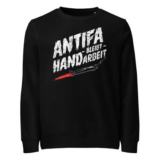 Antifa bleibt Handarbeit - Basic Sweater von Protest Couture | Black