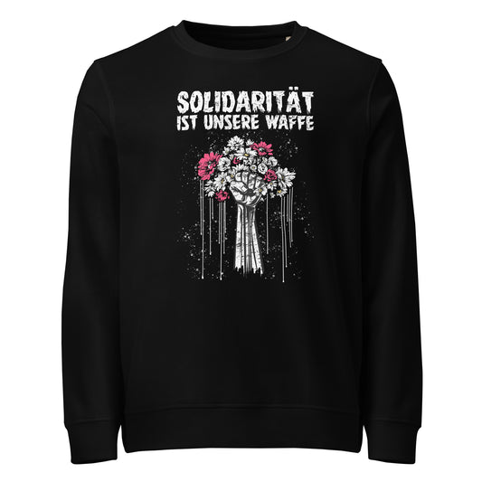 Solidarität ist unsere Waffe - Basic Sweater von Protest Couture | Black