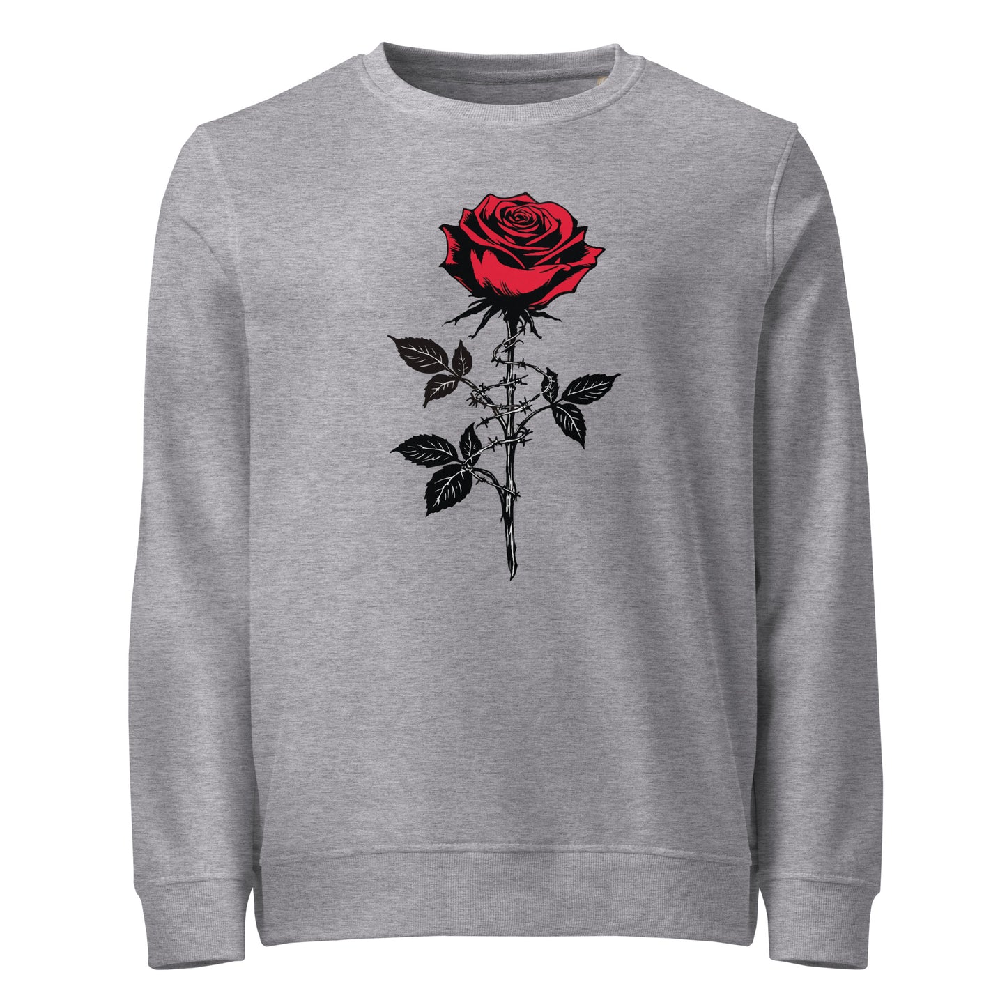 Anarchie Rose - Basic Sweater von Protest Couture | Grey Melange