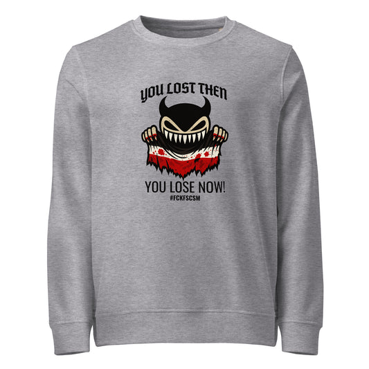 You lost then - You lose now - Basic Sweater von Protest Couture | Grey Melange
