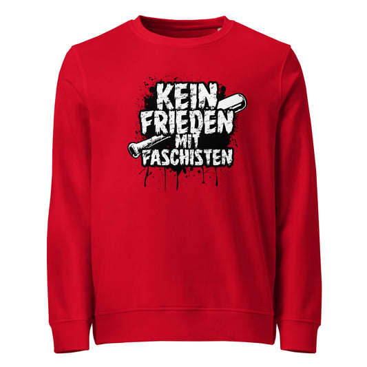 Kein Frieden mit Faschisten - Basic Sweater von Protest Couture | Red