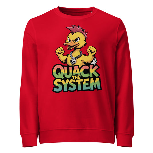 Quack the System - Basic Sweater von Protest Couture | Red