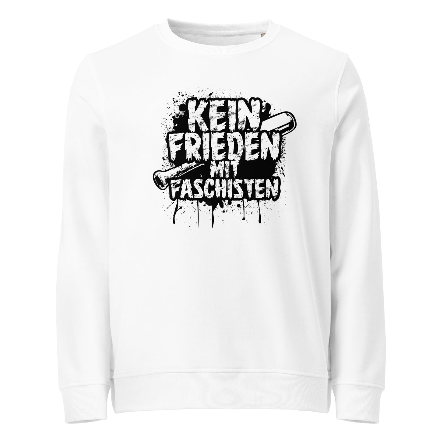 Kein Frieden mit Faschisten - Basic Sweater von Protest Couture | White