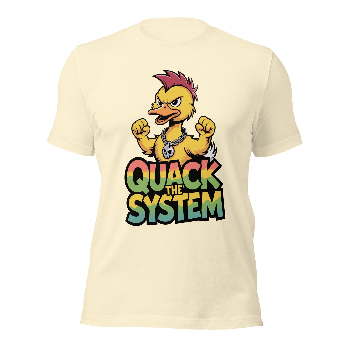 Quack the System - Retail Fit T-Shirt von Protest Couture | Natural