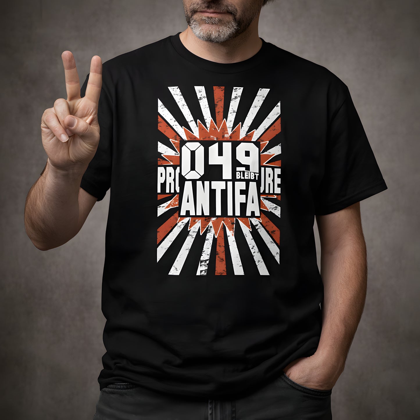 049 bleibt Antifa - Basic T-Shirt