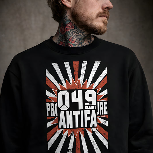 049 bleibt Antifa - ECO Premium Sweatshirt