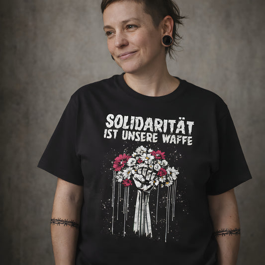 Solidarität ist unsere Waffe - Premium T-Shirt
