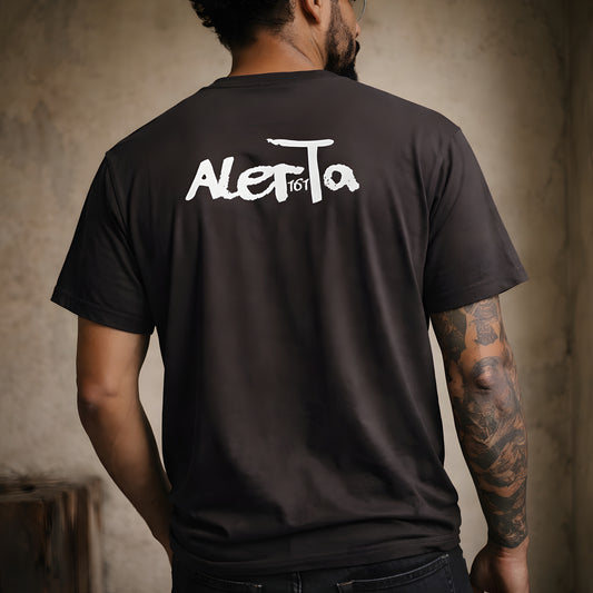 Alerta 161 [Back Print white] - Premium T-Shirt