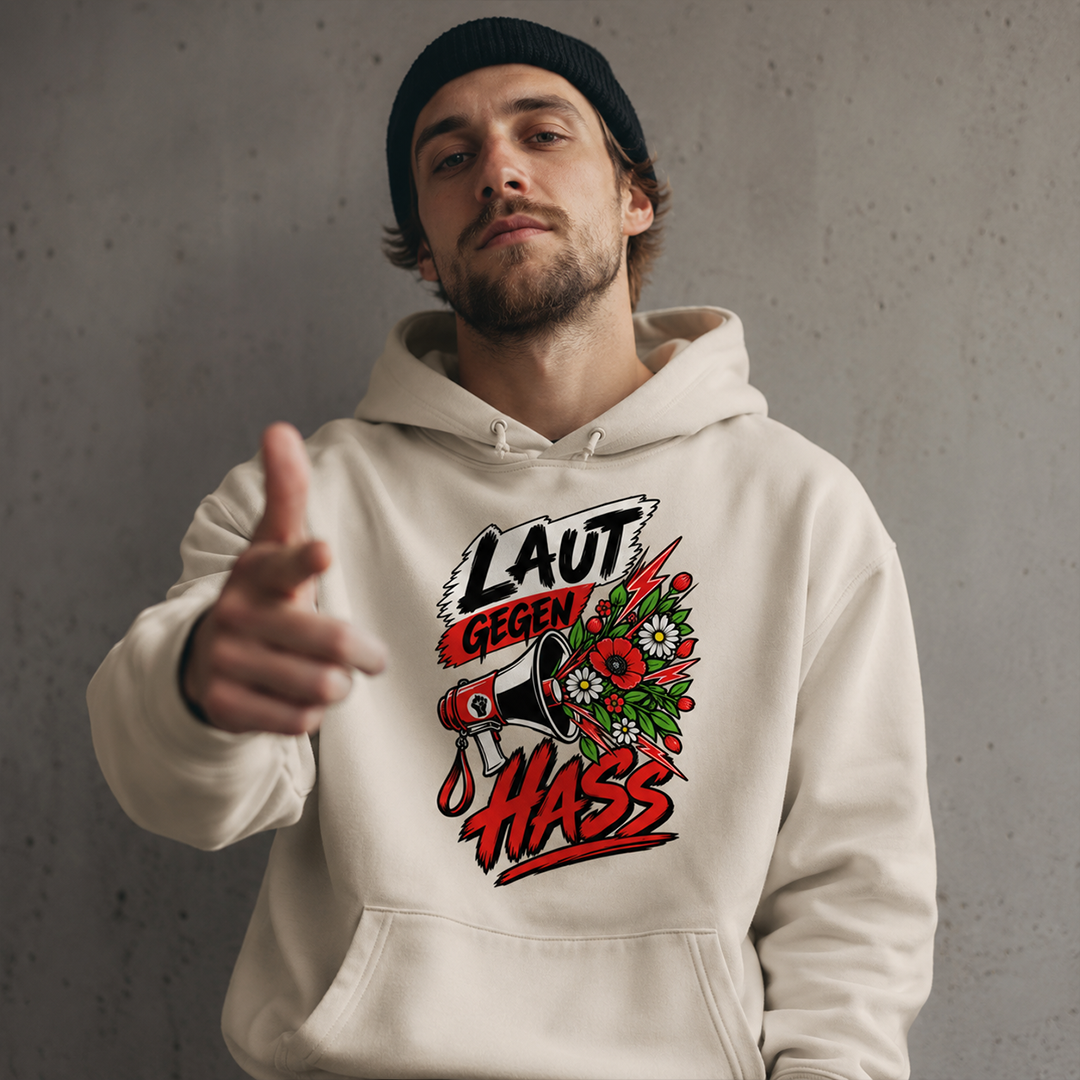 Laut gegen Hass - ECO Premium Hoodie