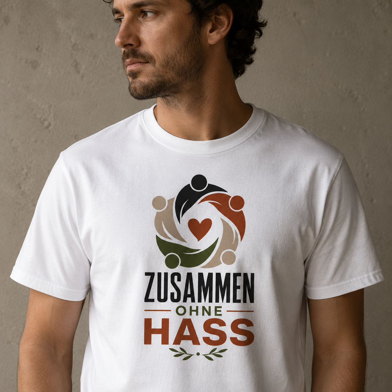 Zusammen ohne Hass - Premium T-Shirt
