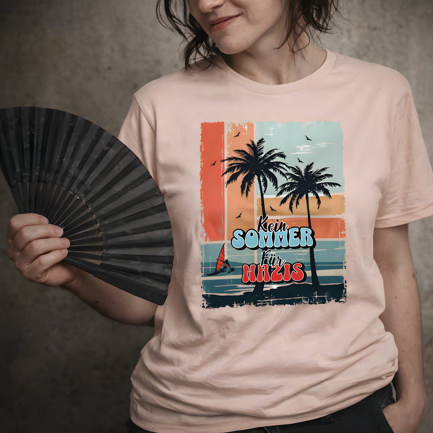 Kein Sommer für Nazis - Premium T-Shirt