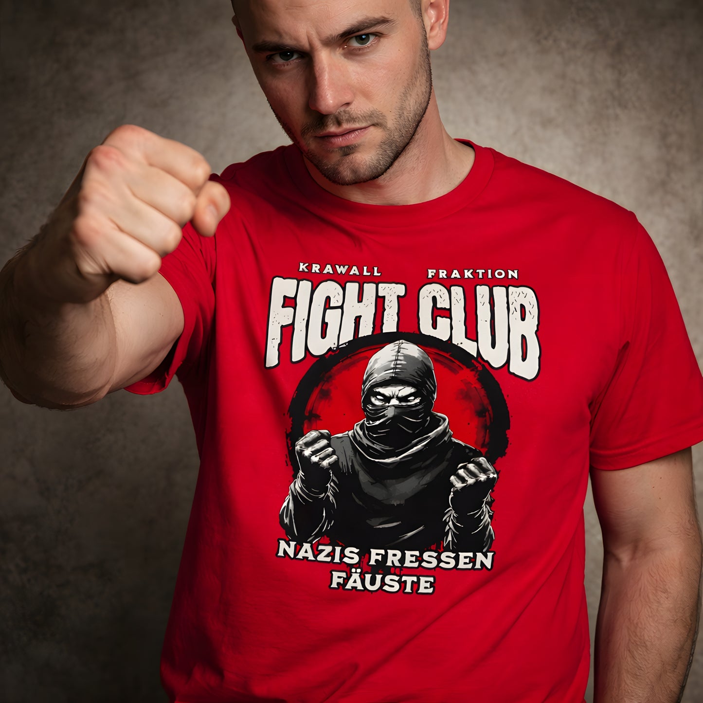 Nazis fressen Fäuste - Premium T-Shirt