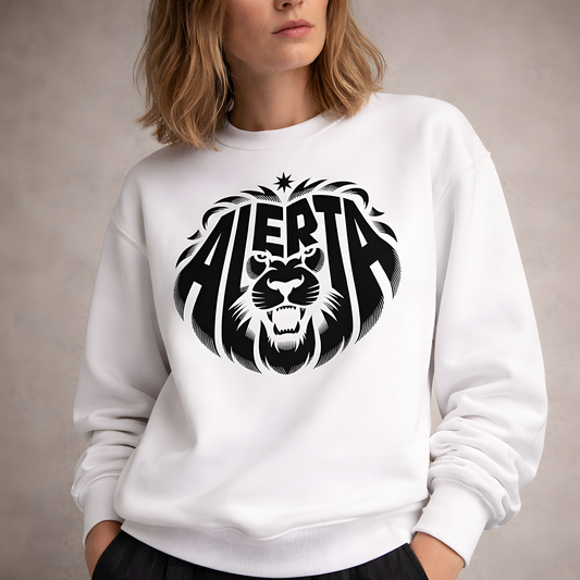 Alerta Lion [Black] - ECO Premium Sweatshirt