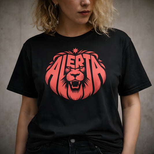 Alerta Lion [Red] - Basic T-Shirt