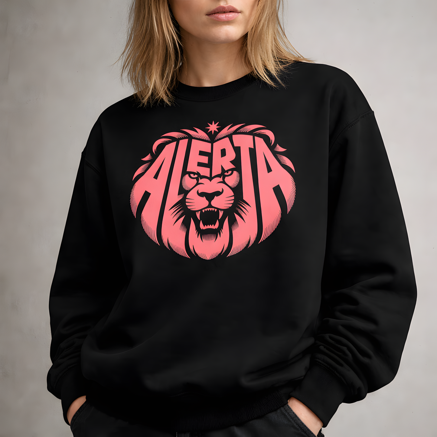 Alerta Lion [Red] - ECO Premium Sweatshirt