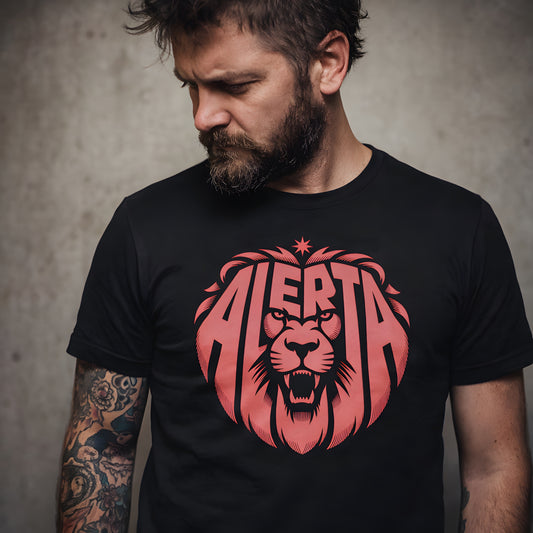 Alerta Lion [Red] - Retail Fit T-Shirt