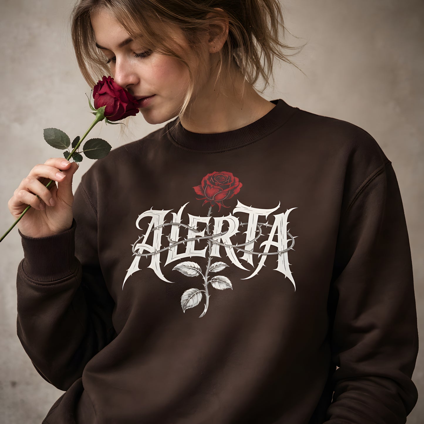 Alerta Rose - Basic Sweatshirt