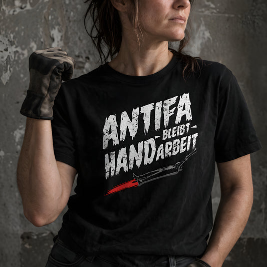 Antifa bleibt Handarbeit - Retail Fit T-Shirt