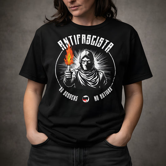 Antifascista (No Borders No Nations) - Basic T-Shirt