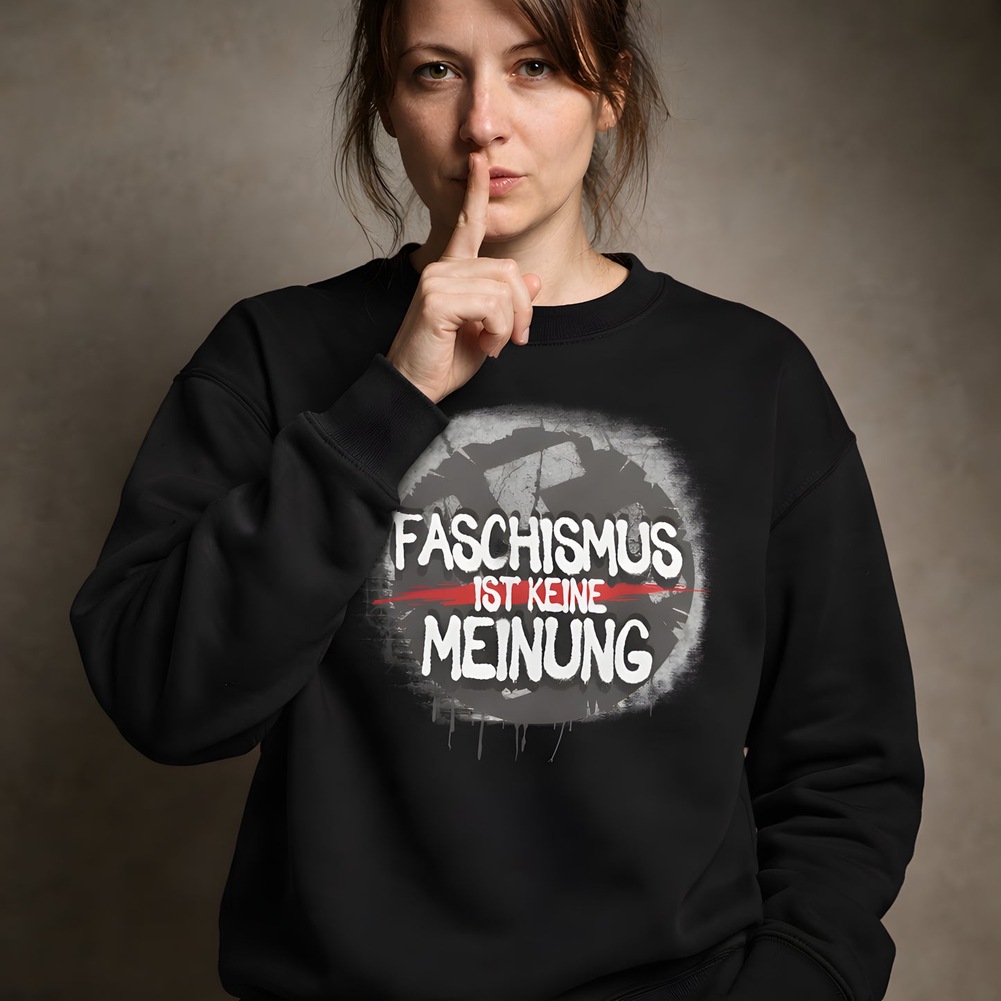 Faschismus ist keine Meinung - ECO Premium Sweatshirt