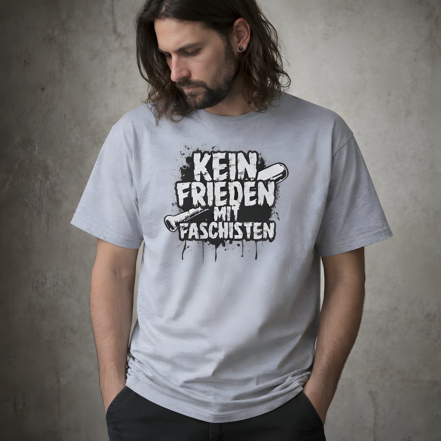 Kein Frieden mit Faschisten - Basic T-Shirt