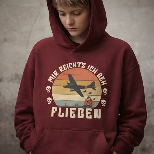 Mir Reichts Ich Geh Fliegen - Basic Hoodie