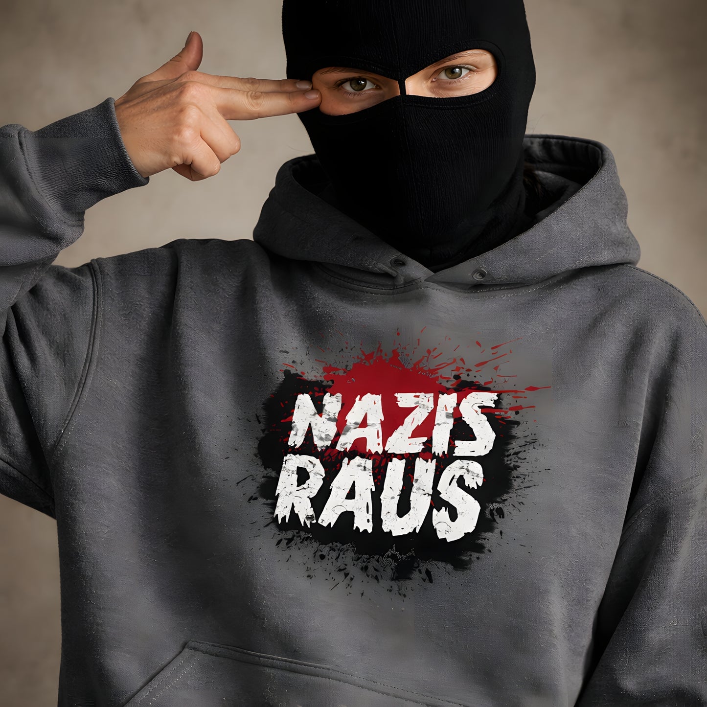 Nazis Raus - Basic Hoodie