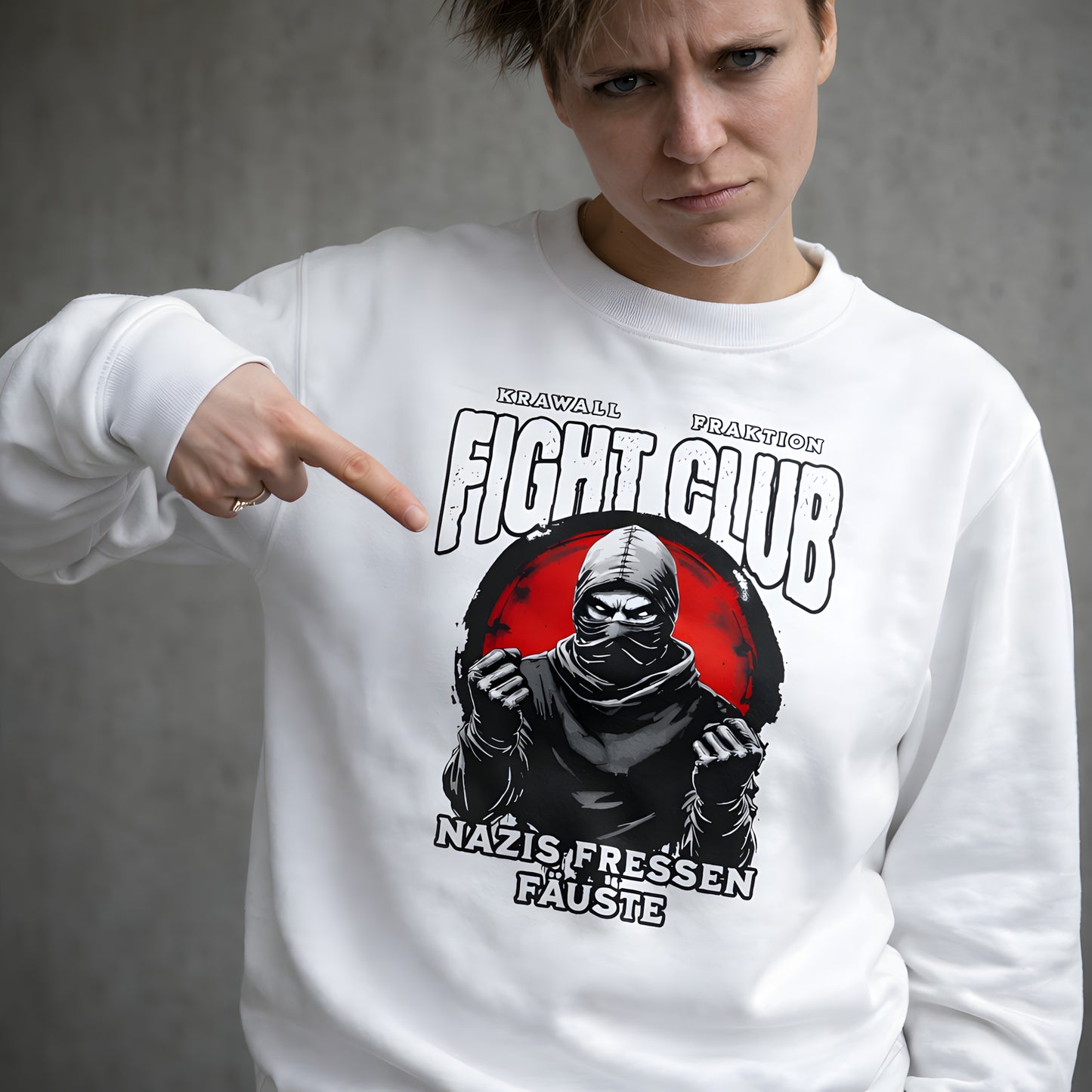 Nazis fressen Fäuste - ECO Premium Sweatshirt