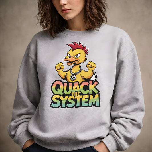 Quack the System - Basic Sweatshirt