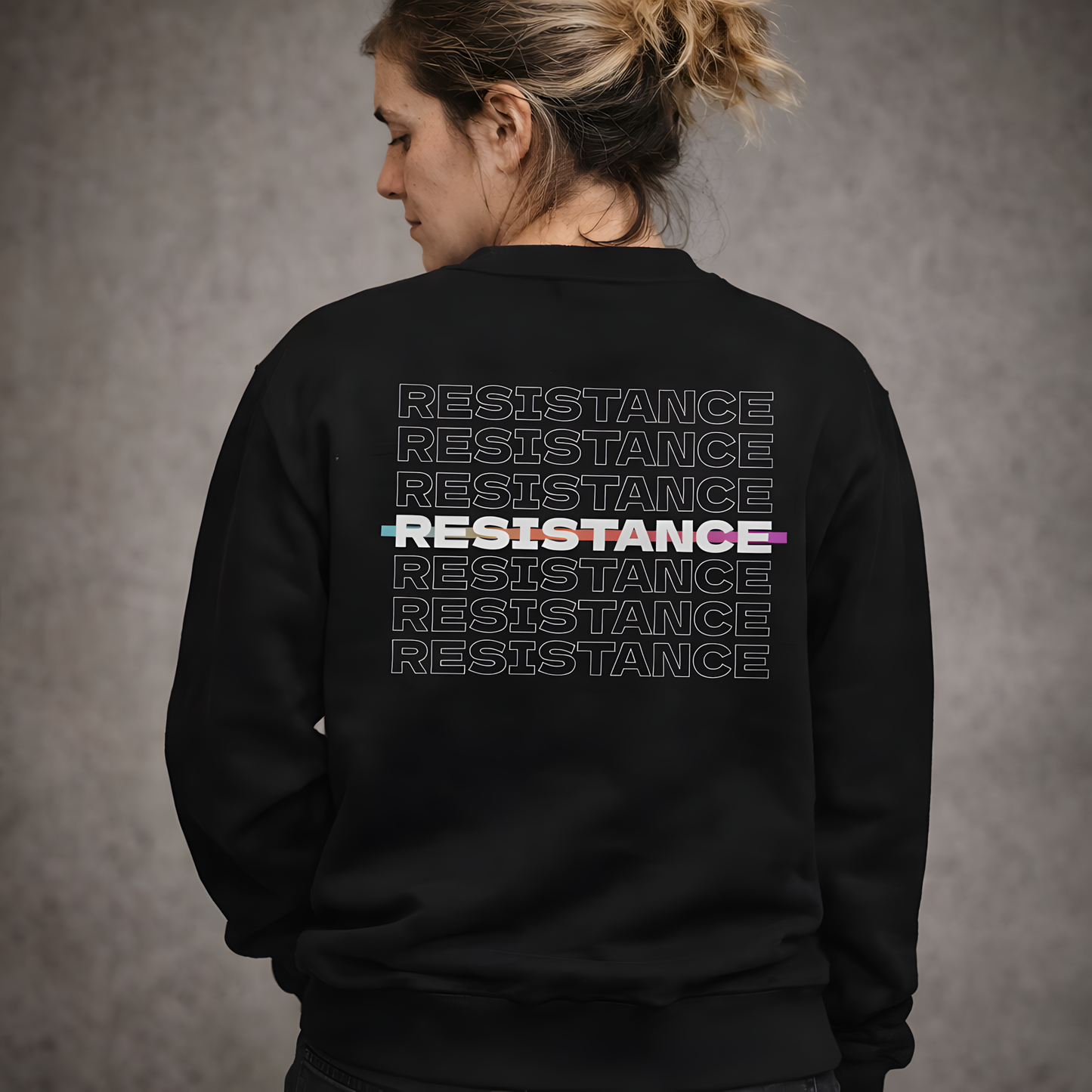 Resistance [Backprint] - ECO Premium Sweatshirt