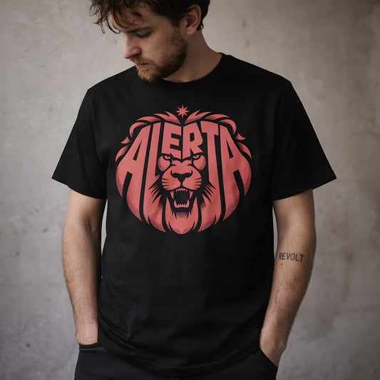 Alerta Lion [Red] - Premium T-Shirt