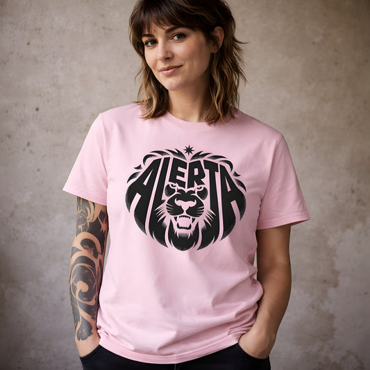 Alerta Lion [Black] - Premium T-Shirt