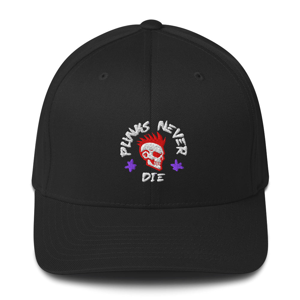 Punks Never Die - Flexfit Cap von Protest Couture | Black