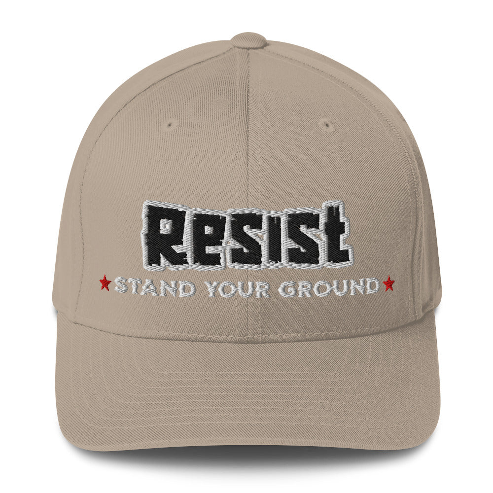 Resist (Stand Your Ground) - Flexfit Cap von Protest Couture | Khaki