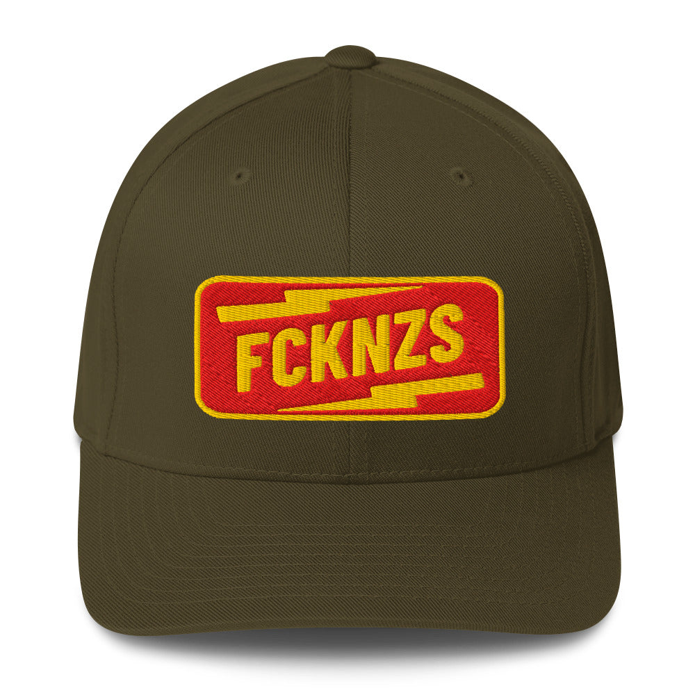 FCK NZS - Flexfit Cap von Protest Couture | Olive