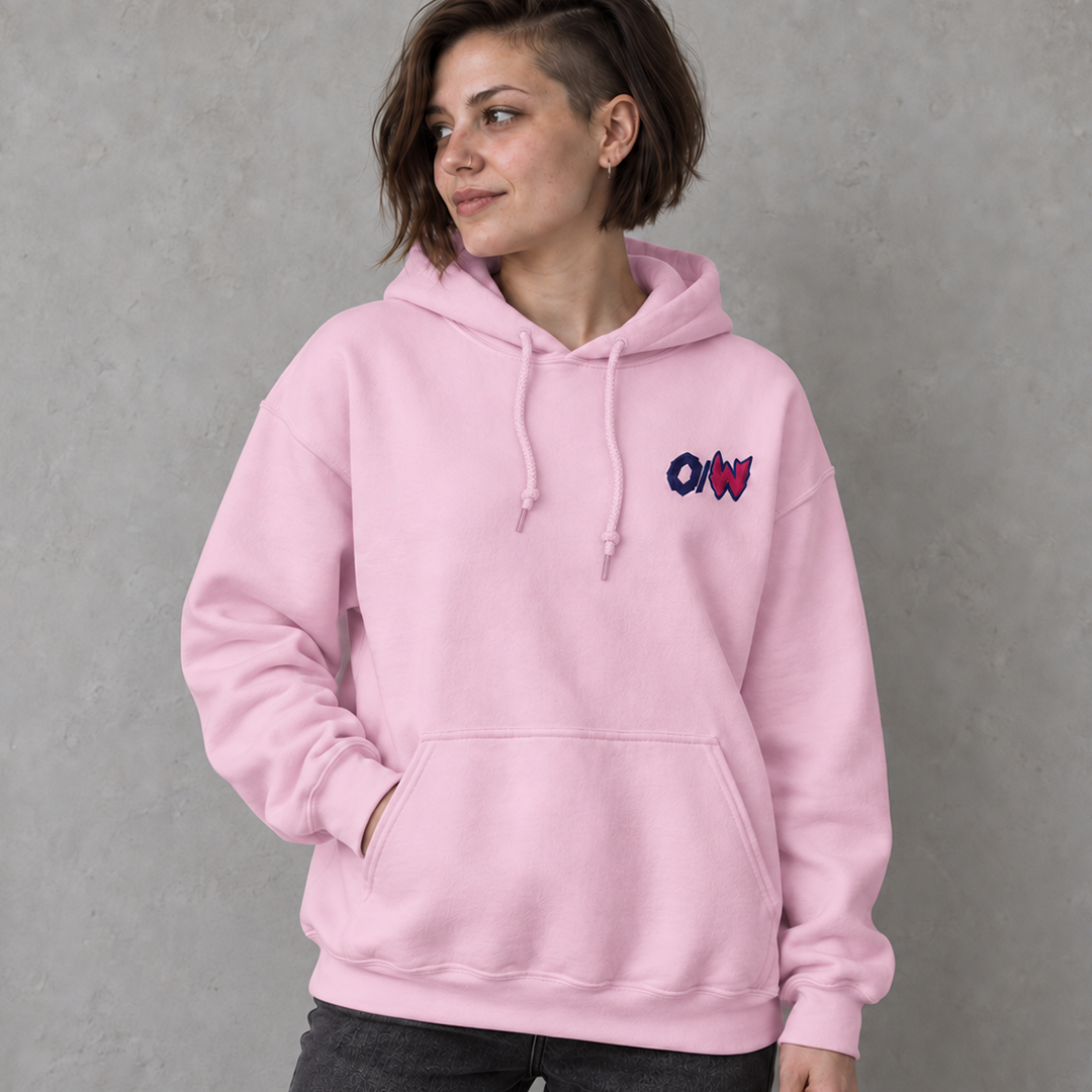 Outgrow War [Front Stick/Backprint] - Basic Hoodie – Frontansicht