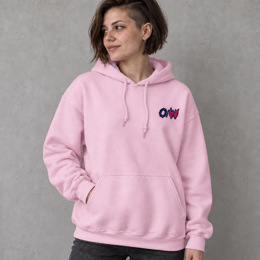 Outgrow War [Front Stick/Backprint] - Basic Hoodie – Frontansicht